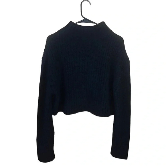 H&M Sweaters - Chunky knit sweater black size S tic toc women’s cropped turtleneck H&M top